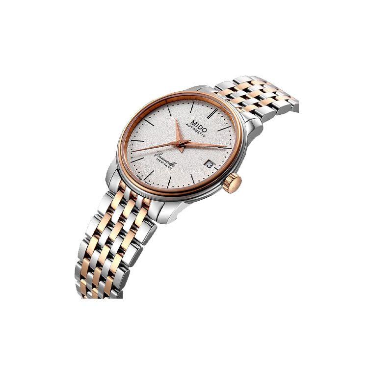 Mido Belem Celli Automatic Mechanical Movement 30m Water Resistant Watch 33mm White Dial Women watches M027.207.22.010.00