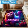 Custom Name Che-shire Cat Rug for Living Room, Game Rooms, Office, Bedroom, Floor Mat Playful Design, Fan Gifts Christmas Decor