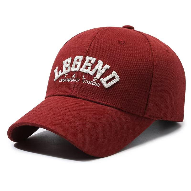Women's Baseball Cap - All Seasons, 3d Letter Embroidery, Structured Brim, Wide Brim, Face-slimming Design