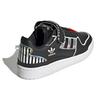 Adidas Womens Forum Plus 'I Love Dance - Black' (women's sizes) Core Black / Cloud White / True Pink Skateboard Shoes FY5225