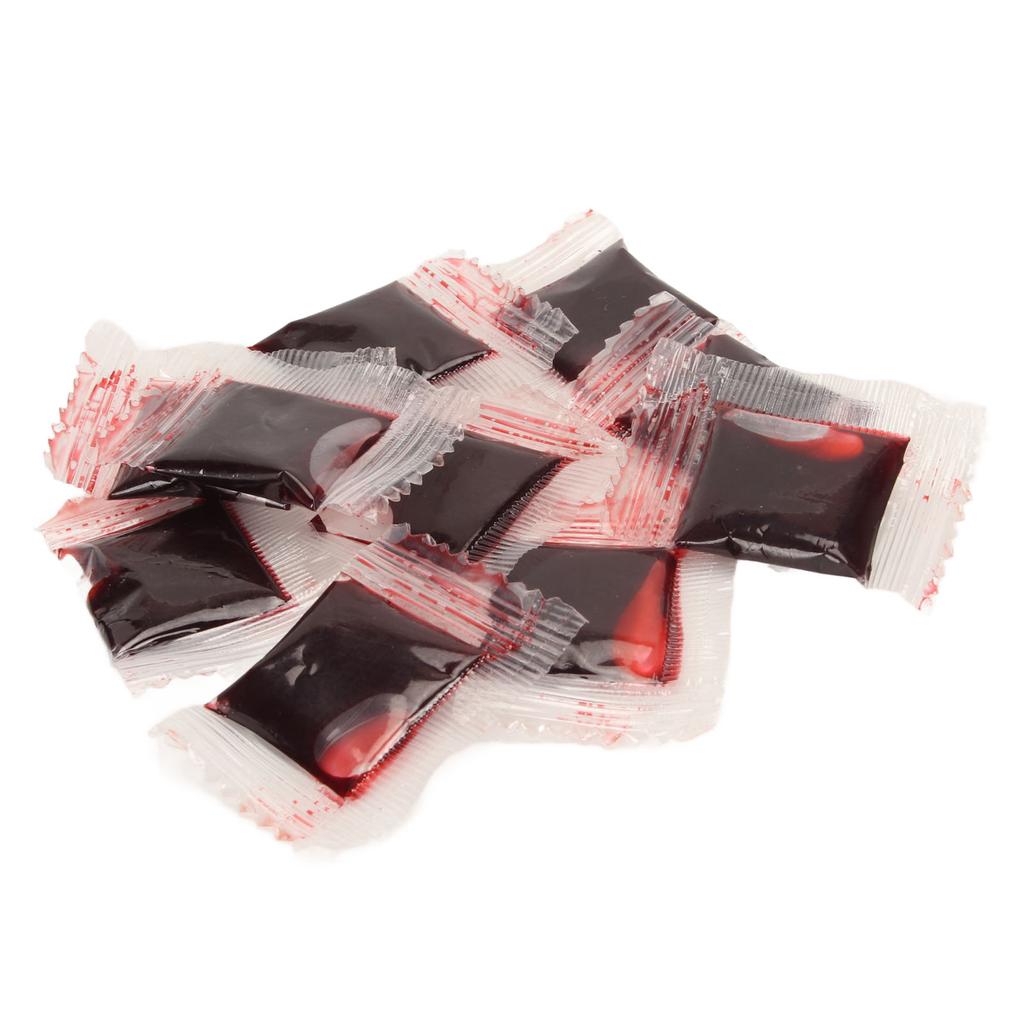 10 Beutel 3ml Halloween Kunstblut Spezialeffekte Bühnenaufführung Kunstblut für Fernsehsendungen
