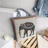Embroidery Handbag Large Capacity Underarm Bag Fashion Tote Bags