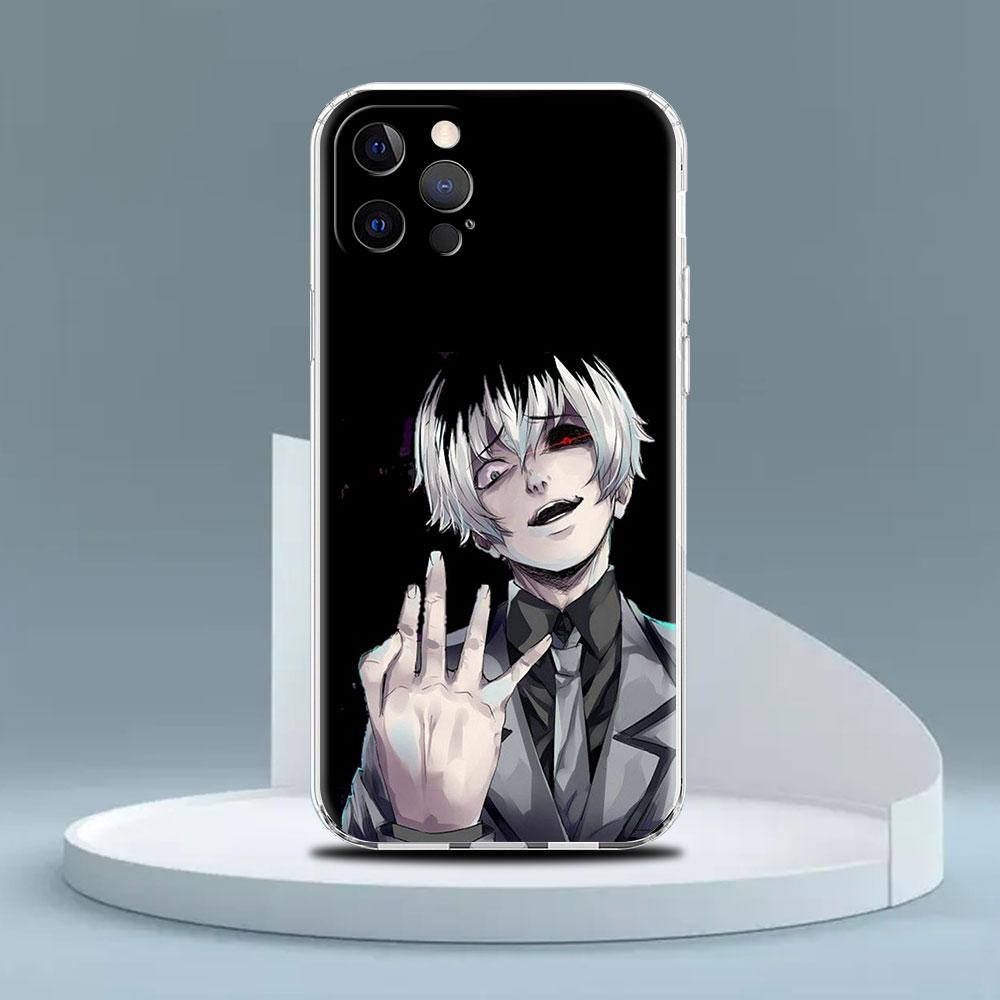 Klarer Fall für Apple iPhone 14 13 11 12 Pro 7 8 Plus XR X XS Max 6 6S 14Pro Silikon-Telefonabdeckung Japanese Tokyo Ghoul Suave