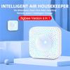 Tuya WIFI 6 In 1 Air Quality Detector PM2.5/Formaldehyde/VOC/CO2/Temperature/Humidity Tester Air Quality Sensor