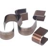 18Pcs Leather Corner Puncher Leathercraft Hole Punching Tool Leather End Punching Tool Carbon Steel Corner Cutter Tool