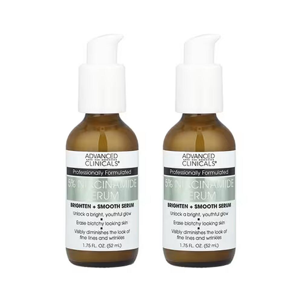 Advanced Clinicals Niacinamide 5% Serum, 52ml (1.75fl oz) - 2 Pack 52ml - 2 ea