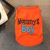 Pet Shirt Letter Printing Comfortable Sleeveless Puppy Vest for Spring Summer