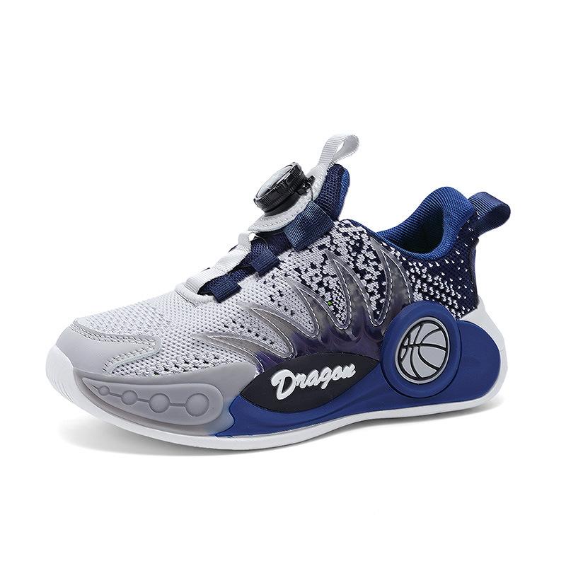 

2025 new mesh basketball shoes breathable student sports shoes children s casual shoes boys Jinjiang ultralight running shoes 39