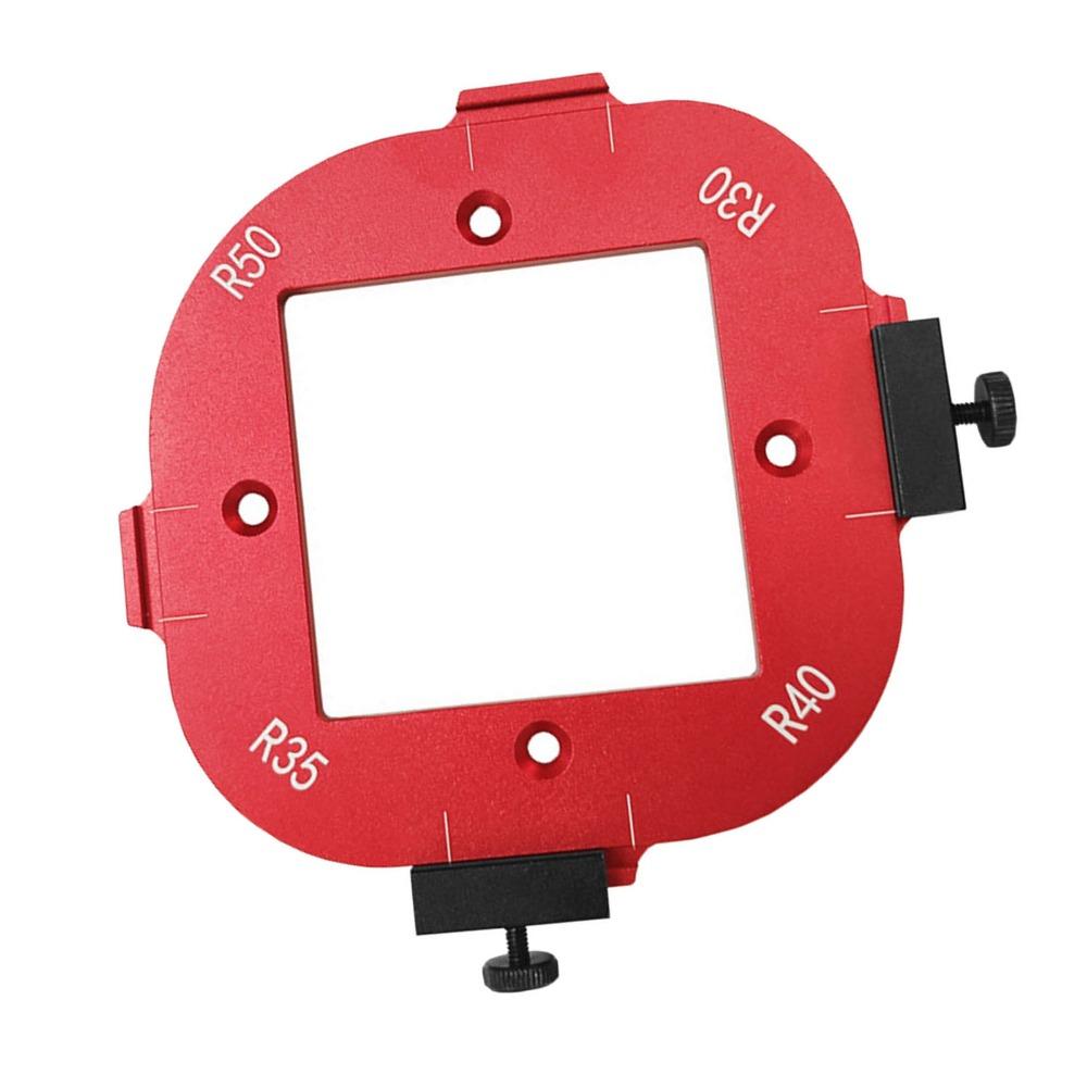 Accurate Measure Router Template Clear Scale Positioning Jig Corner Radius Template  DIY