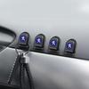 Mini Car Hooks Black Self Adhesive Invisible Hooks Interior Storage Holder For Peugeot 308 408 508 RCZ 208 3008 2008 206 207 108 406 407 408 206 207