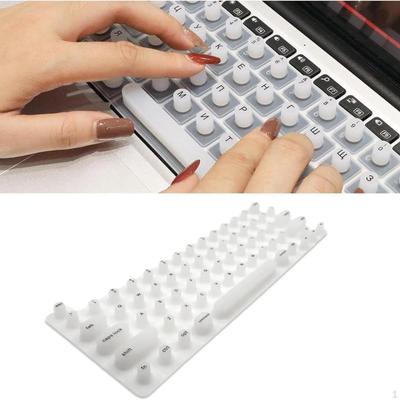 Anti-static Silicone Keyboard Cover Protector for Laptop, Comfortable And Practical Manicure