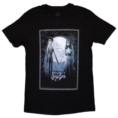 Novia Cadáver 'Póster de Película' Camiseta Negra - NUEVA OFICIAL
