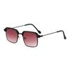 Spring Hinges Sunglasses Metal Frame Casual Square Frame Sun Glasses Retro UV400 Protection Cycling Eyewear Outdoor Street