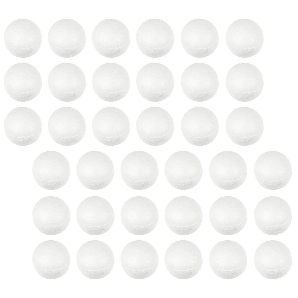 500Pcs Round Foam Balls for Crafts Polystyrene Shapes Ball Modeling DIY Decoration Kits Festive Event Supplies