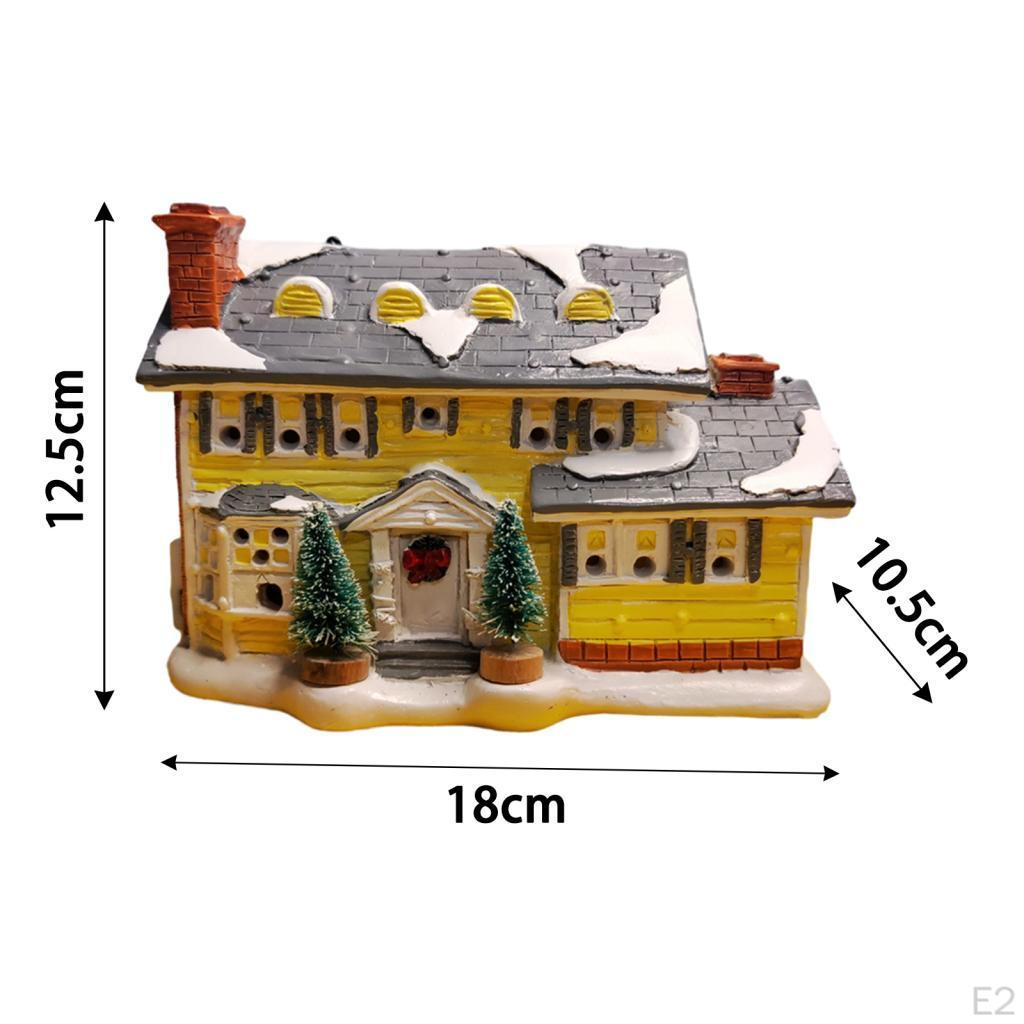 Christmas Glowing Ornament Decoration Girls Boys Statue for Party