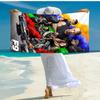 Ultra-Soft Beach Towel with Fast & Furious Theme,Ideal for Pool - Camping, Diving - Perfect Travel Essential, Vibrant Beach Towel.