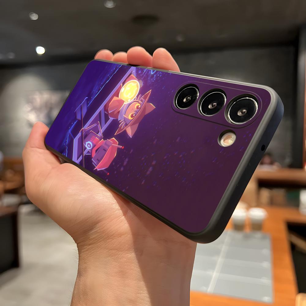 

Game One Shot Niko Phone Case For Samsung A56 A36 A26 A16 A15 A25 A35 A55 A14 A34 A24 A54 Black Soft Shell Samsung A32 4G