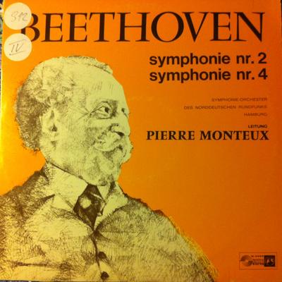 LP Record SYMPHONIE-ORCHESTER DES NORDDEUTSCH - Beethoven, Symphonie Nr. 2, Symphon SMS2332 Concert Hall Germany Classical Used