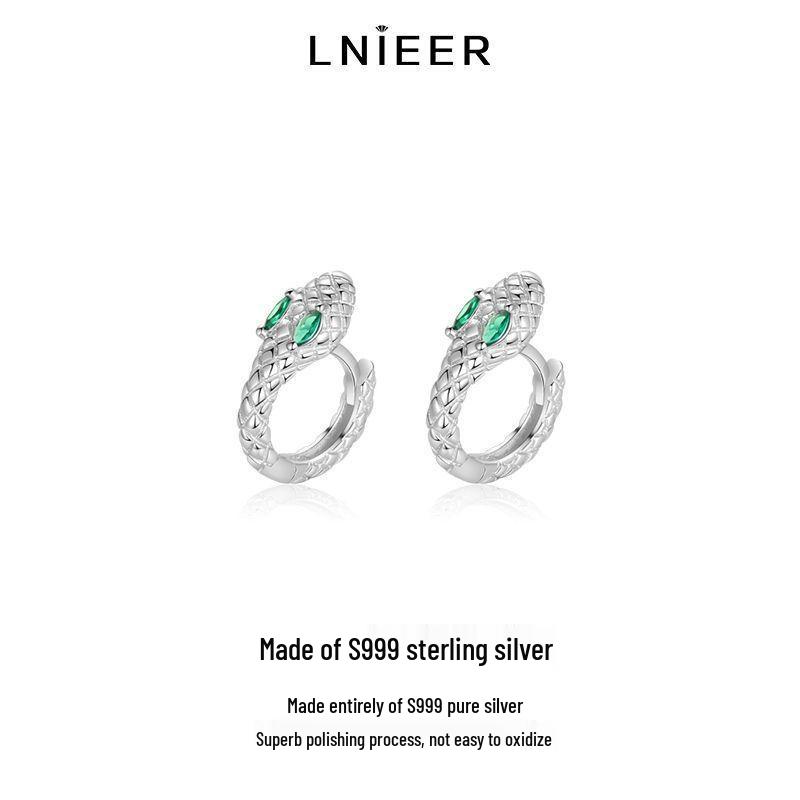 999 Sterling Silver Minimalist Men's Single Stud Earring - Cool, Handsome, High-End Birthday Gift for Boyfriend