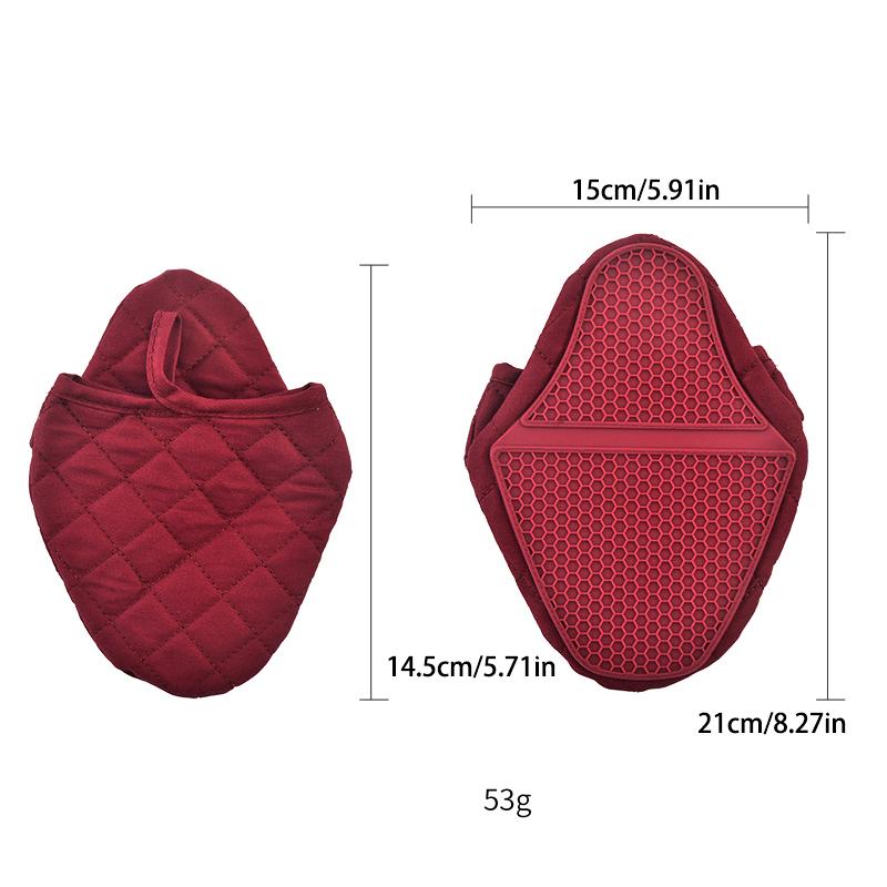 1Pc Kitchen Anti Scald Oven Gloves Kitchen Multi Purpose Fish Shaped Silicone Gloves Tray Tableware Rack Oven Gloves