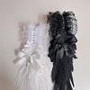 Elegant Lace Trim Headband With Angelic Wing Anime Hairhoop Hair Decoration For Special Occasion Masquerade Headpiece
