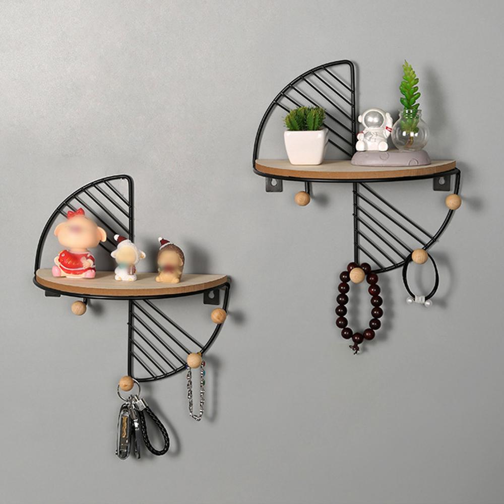 For Home Living Room Entrance Bedroom Key Ornaments Organizer Decorative Key Holder Creative Metal Wall Storage Rack