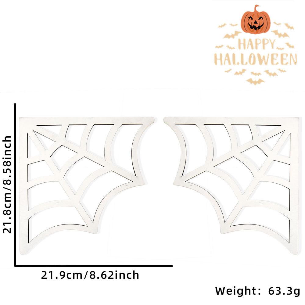Wooden Halloween Decorative Door And Window Frames With Spooky Designs Themed
