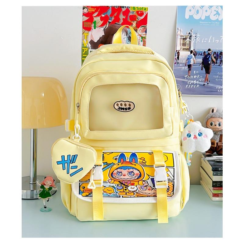 The New Schoolbag Is High-value, Fresh and Sweet, Candy-colored Backpack, Lightweight and Large-capacity Backpack for Junior High School Students.