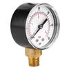 Pressure Gauge 50mm 1Celsius4 BSPT Brass Thread for Fuel   Oil Gas Water (0-15PSI 0-1Bar)