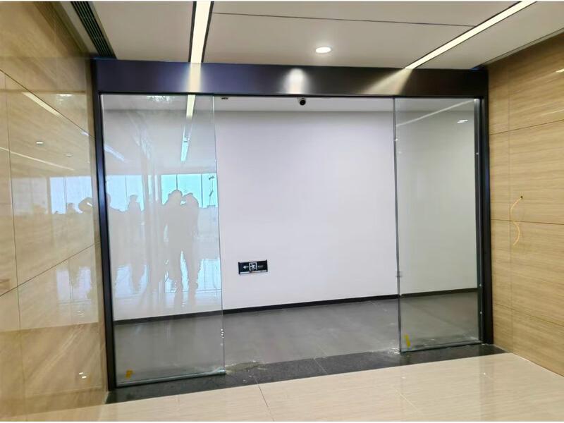 SMVP Automatic Frameless Glass Sliding Sensor Door CN Plug (adapter Included)