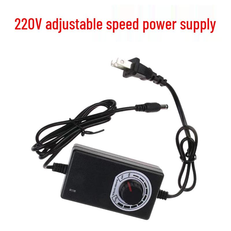 9733 Firewood Stove Blower: 220V To 12V, Speed-Controlled High-Pressure Turbine, Large Air Volume