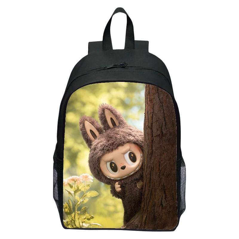 Schoolbag Printed Rabbit, Elementary School Cartoon Cute Backpack 123 Grade Doll Boys and Girls