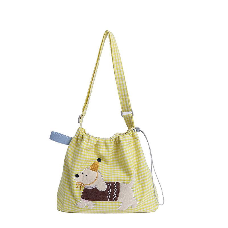 

Клетчатая сумка Женская мода Большая вместимость Сумка на плечо Повседневная сумка-мессенджер