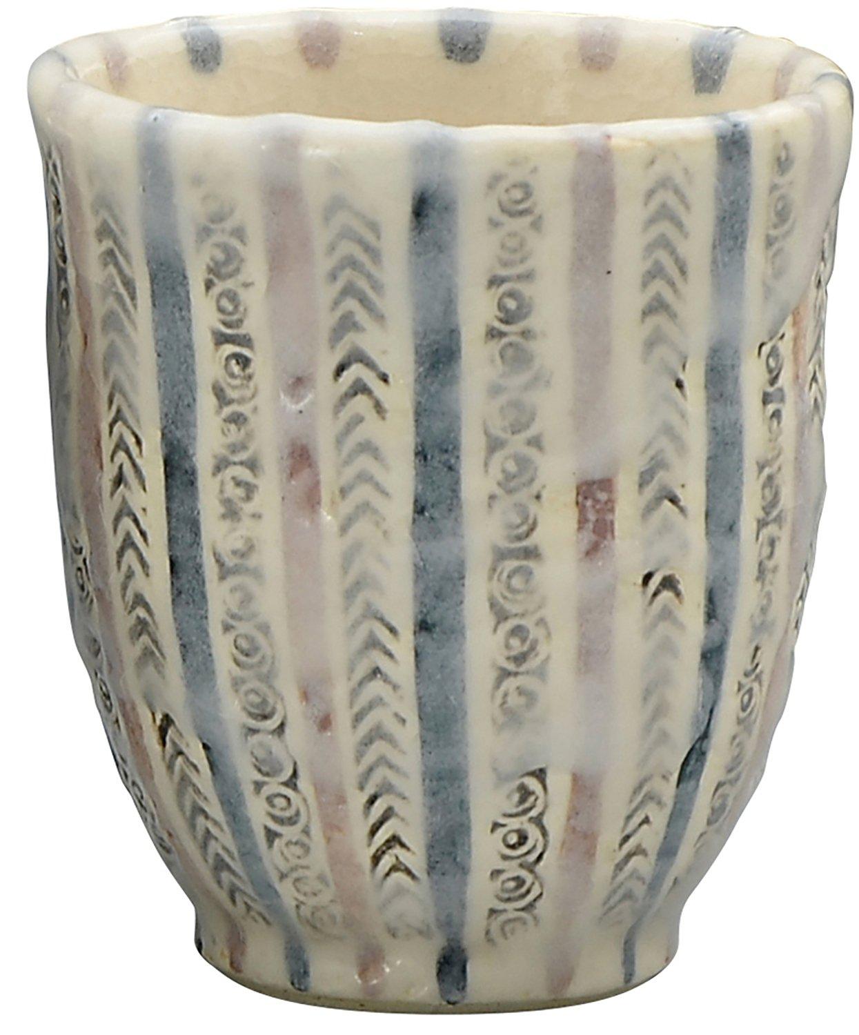 

Большая чайная чашка, узор Сино Токуса, керамика Киото, керамика Киёмидзу, печь Кисин, uys972-01