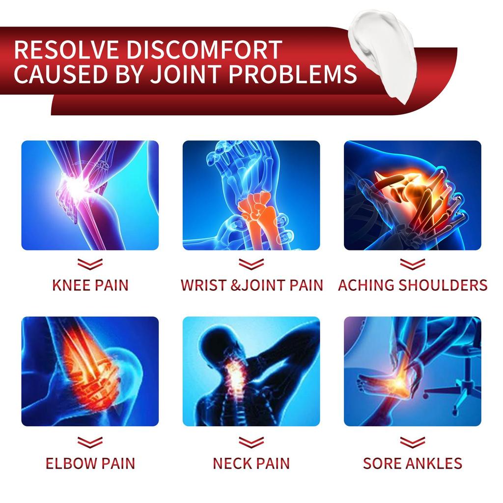 30g Bee Venom Joint Cream Joint Massage for Cervical, Lumbar and Wrist Joint Pain Relief