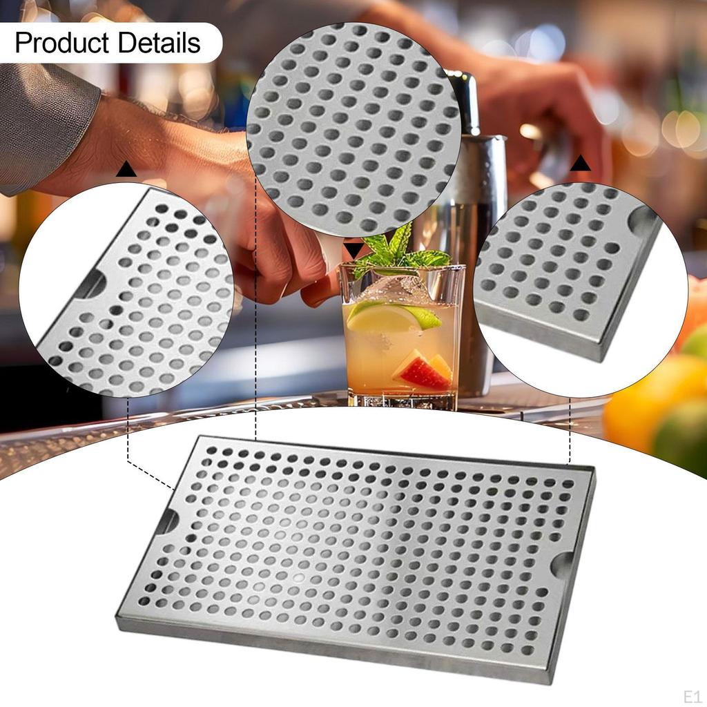 Odkapávací tác na pivo Typ odvodnění Talíř Odnímatelný pro výdejník nápojů Kegerator Nerez