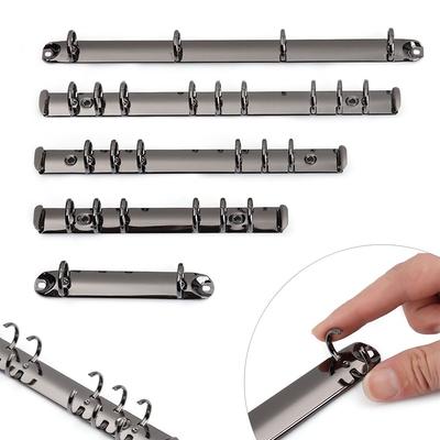 Supplies Stationery Accessory Refillable Notepad DIY Ring Binder Loose-leaf File Folder Notebook Binding Hoops Binder Clip