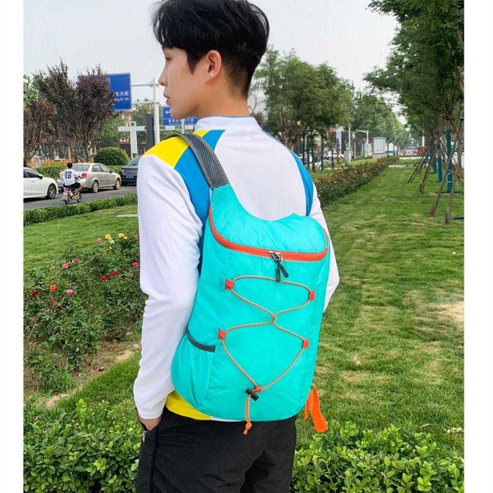 Foldable Sports Backpack Waterproof Nylon Fabric High-capacity Camping Backpack Ultra Lightweight Hiking Daypack