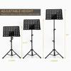 Skládací hudební stojan Odolný hudební stojan Stojan pro dirigenta Profesionální výškově nastavitelný držák na noty a knihy
