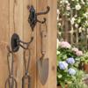 Nostalgia Three Layers Wall Hooks Rotatable Wall Decoration Coat Hook Entrance Hook Outdoor