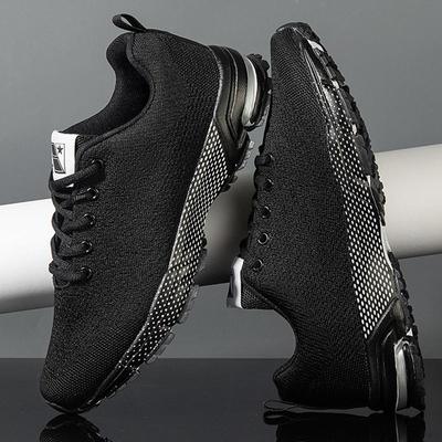 İlkbahar/Yaz Örgü erkek ayakkabıları Fly Dokuma Nefes Büyük Boy Rahat Spor Ayakkabı Trend Öğrenci Koşu Ayakkabıları