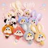 Kawaii Silicone Doll Face: Three-Year-Old Plush Toy Charm and Keychain