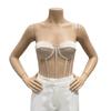 Sleeveless Women Corset Fishbone Camisole with Pads Streetwear Women Vest Sling Top  Lady