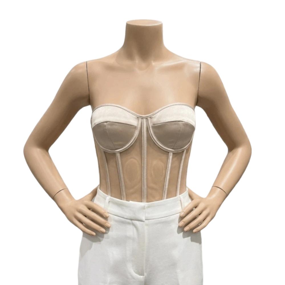 Sleeveless Women Corset Fishbone Camisole with Pads Streetwear Women Vest Sling Top Lady
