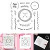 Flower Wreath Silicone Clear Stamps for Card Making Scrapbooking Embossing DIY Craft Album Decoration Rubber Seal Stamps