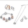 Pandora Sparkling Double Hoop Earring 299052c01