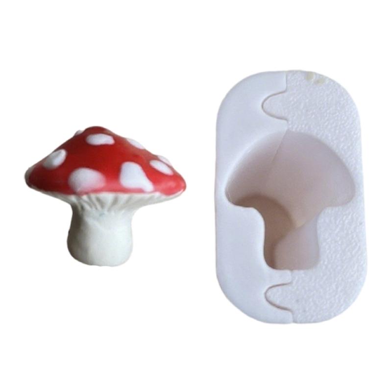 DIY Mushroom Shaped Bead Tool Creative Pendant Cradts Tool For Clay Earrings And Necklace Charm Creation