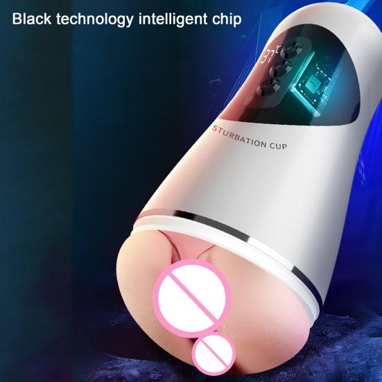 Electric Masturbation Cup Fully Automatic Men's Masturbation Sex Products Penis Training Device Toys