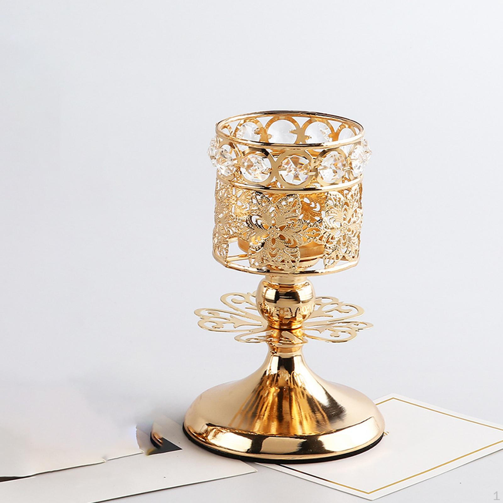 Металлический подсвечник, центральный элемент для столовой S