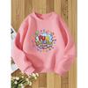 European Size unisex Crew Neck Sweatshirt ,Fashionable Print Casual Top For Fall/Winter, Regular Fit With Slight Stretch Fabric